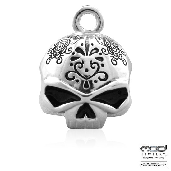 HD Harley Davidson Riding Bell "Day of the Dead"
