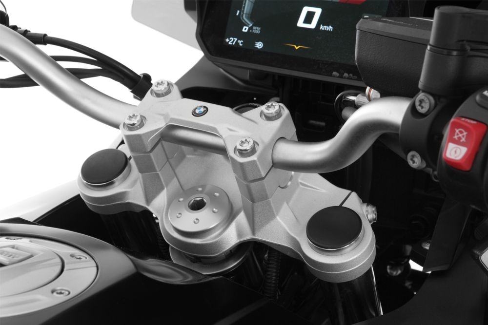 Wunderlich Lenkererhöhung Ergo für Modelle ohne BMW Navi Silber F 750 GS ab '18