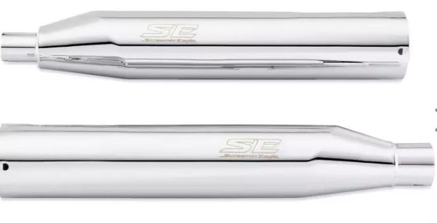 Harley Davidson Screamin Eagle Street Endschalldämpfer 4.5" ECE Chrom