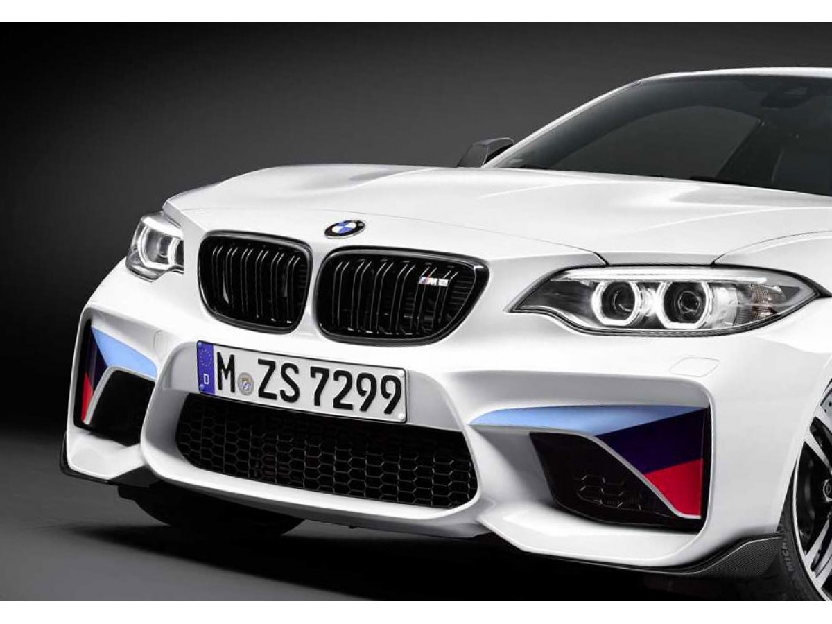 orig. BMW M2 F87 M Performance Frontziergitter Ziergitter Schwarz Hochglanz Links