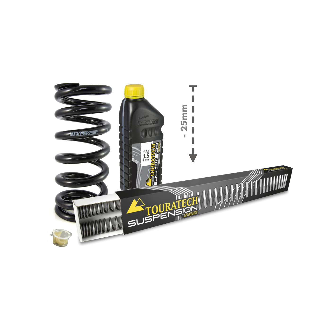 Tieferlegung SET um -25mm für BMW RnineT Scrambler / Urban G/S (2021-), Austauschfedern