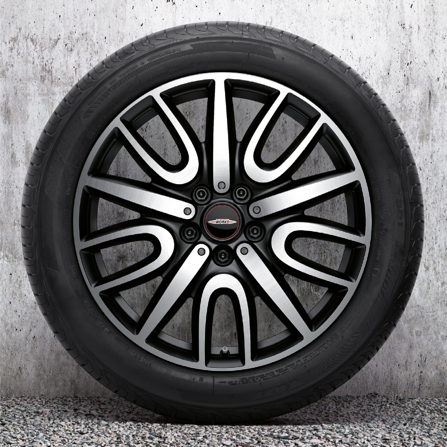 MINI F60 Winter Komplettradsatz JCW Black Thrill Spoke Night Black 529