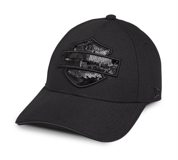 Harley Davidson Tonal Sequin Logo Baseball Cap Kappe Mütze 99574-17VW Damen