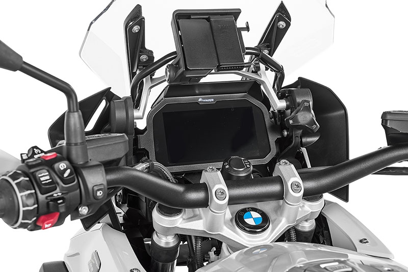 TFT Diebstahlschutz, Edelstahl, mit Sonnenblende für BMW R1250GS/ R1250GS Adventure/ R1200GS (LC) (2