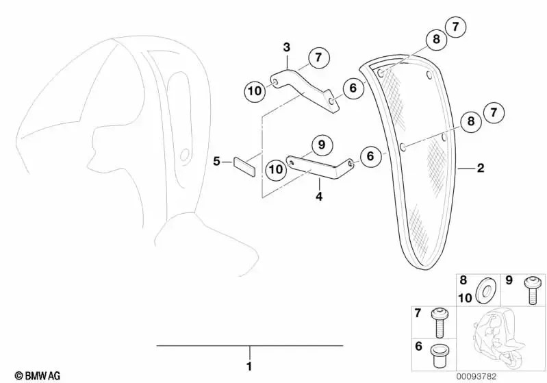 BMW Blindnietmutter Flachkopf