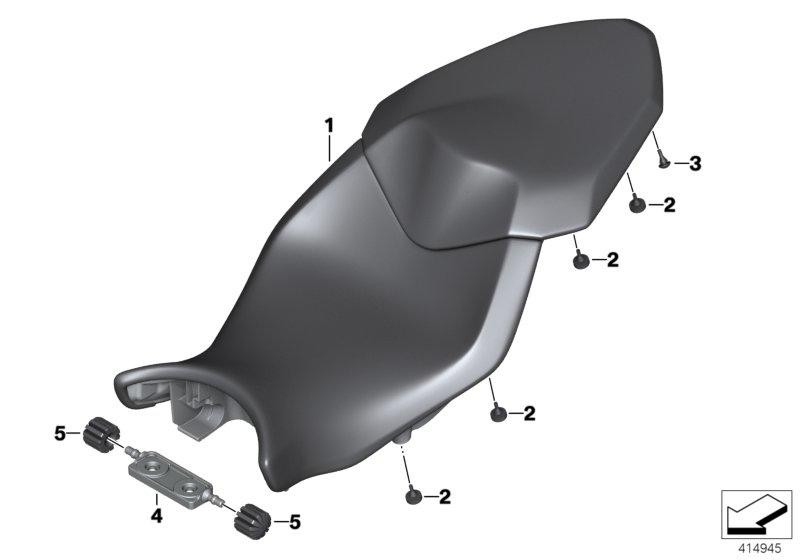 BMW Sitzbank (Sitzhöhe: 840mm/ Schrittbogenlänge: 1.894mm)