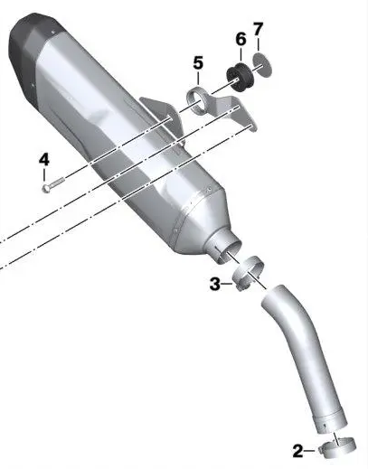 BMW Motorrad F750GS F850GS/ADV Akrapovic Sportschalldämpfer