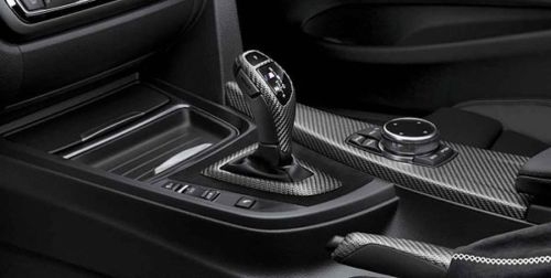 BMW 1er F20 F21 2er F22 F23 M Performance Gangwahlschalter Blende Carbon Alcant.