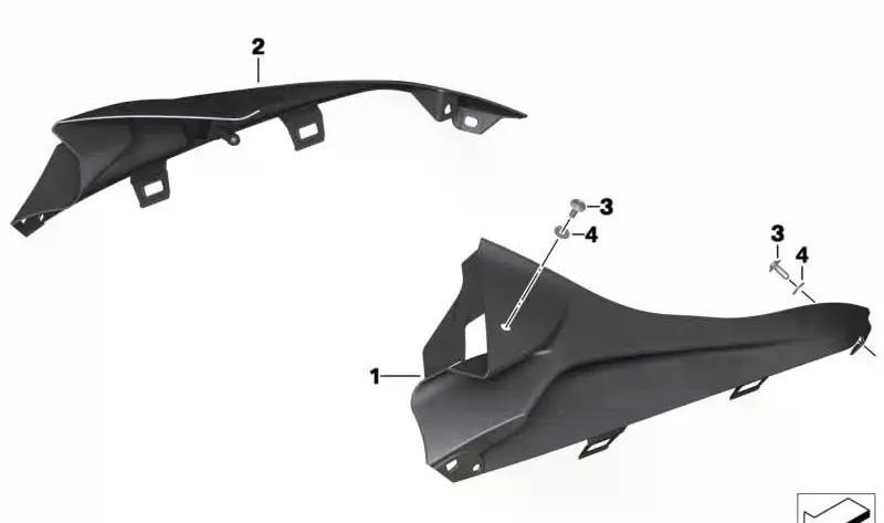 BMW HP Carbon Verkleidungsseitenteil oben, links
