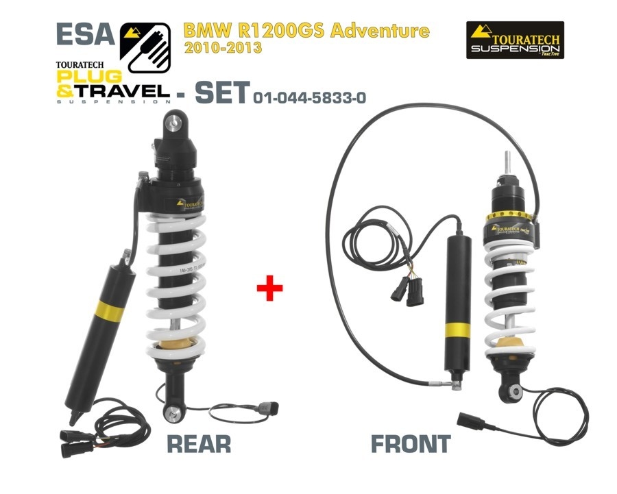 Touratech Suspension Plug & Travel-ESA SET für BMW R1200GS Adventure Model 2010-2013
