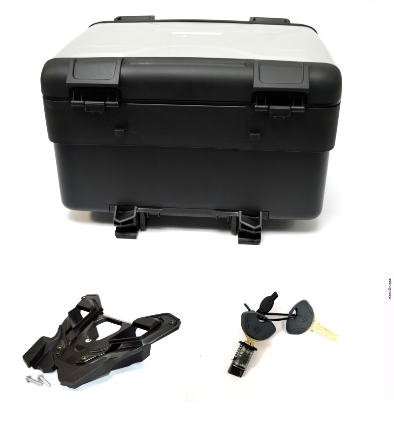 BMW Variotopcase R1250GS / R1200GS K50 mit Schloßsatz codiert und Halteplatte