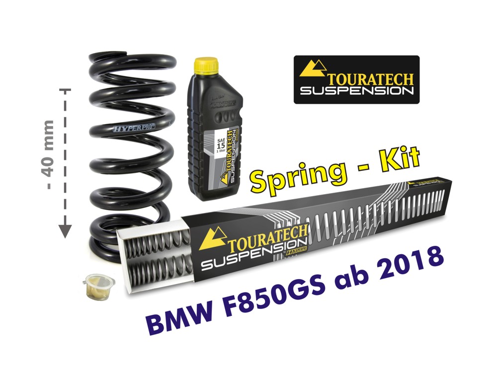 Tieferlegung um -40mm für BMW F850GS/BMW F850GS Adventure ab 2018 Austauschfedern