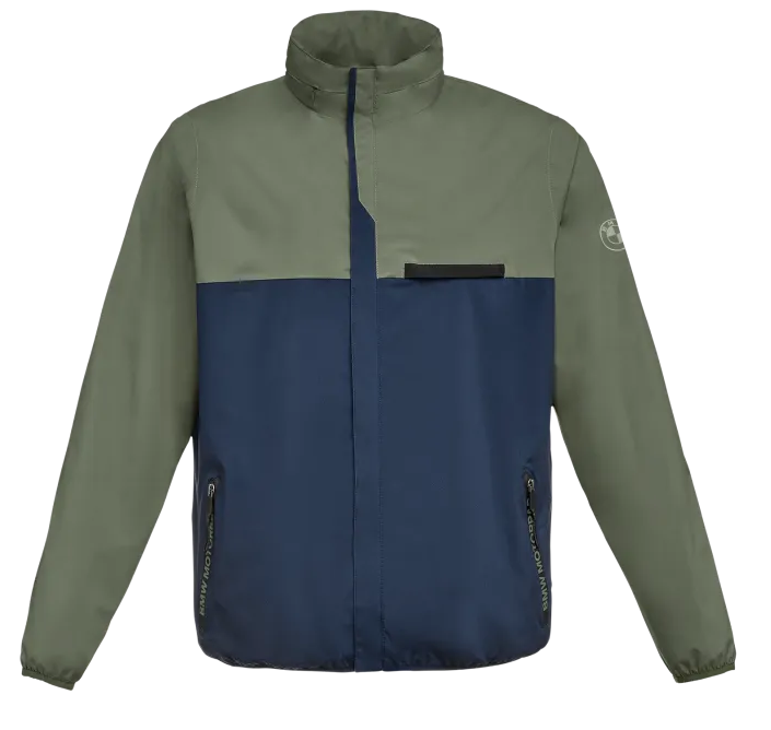 BMW Regenjacke Make Life a Ride Herren Dunkelblau/Grün