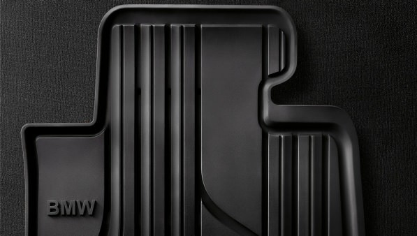 MINI Allwetter Fußmatten Gummimatten hinten schwarz R50 R53