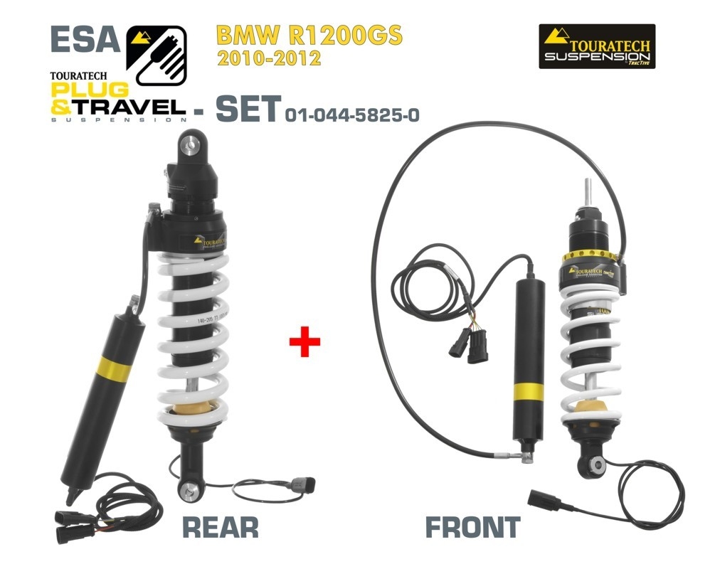 Touratech Suspension Plug & Travel-ESA SET für BMW R1200GS Model 2010-2012