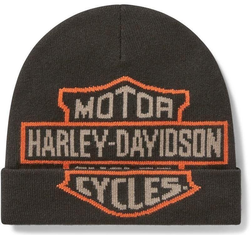 Harley Davidson Oversized Bar & Shield Beanie - Harley Black