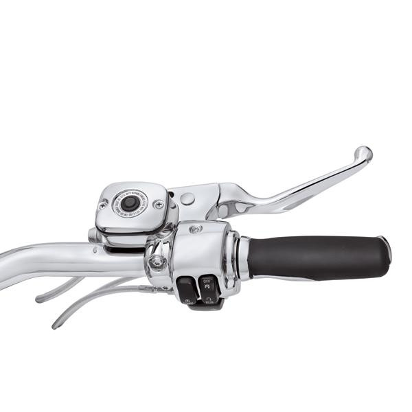 Kupplungshalter Und Hauptbremszylinderreservoir Chrom 08 Harley Davidson