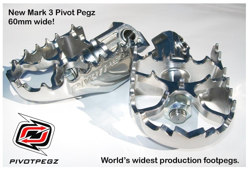 Pivot Pegz - Gelenkfußrasten *Mark3* für BMW R1200GS bis 2012/R1200GS Adventure bis 2013