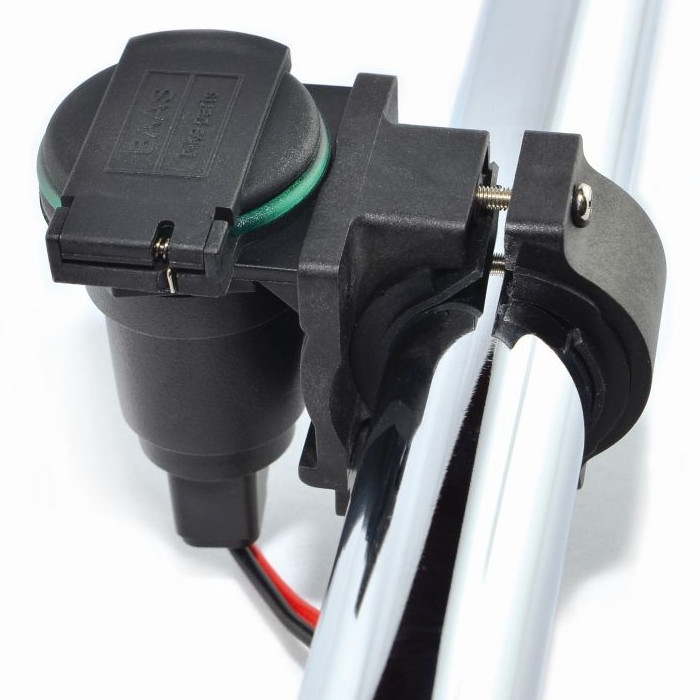 ZA-Steckdose mit Lenkerbefestigung 22-28 mm