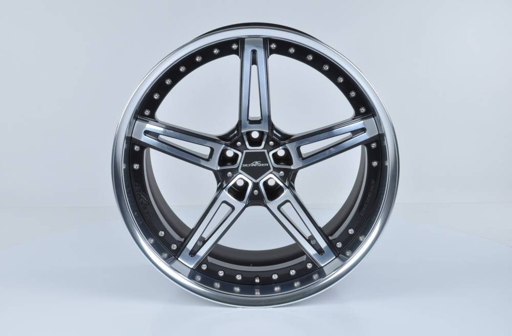 AC Schnitzer Felge 11,5 x 22" Typ AC1 "BiColor schwarz" ET 30 X6-F16