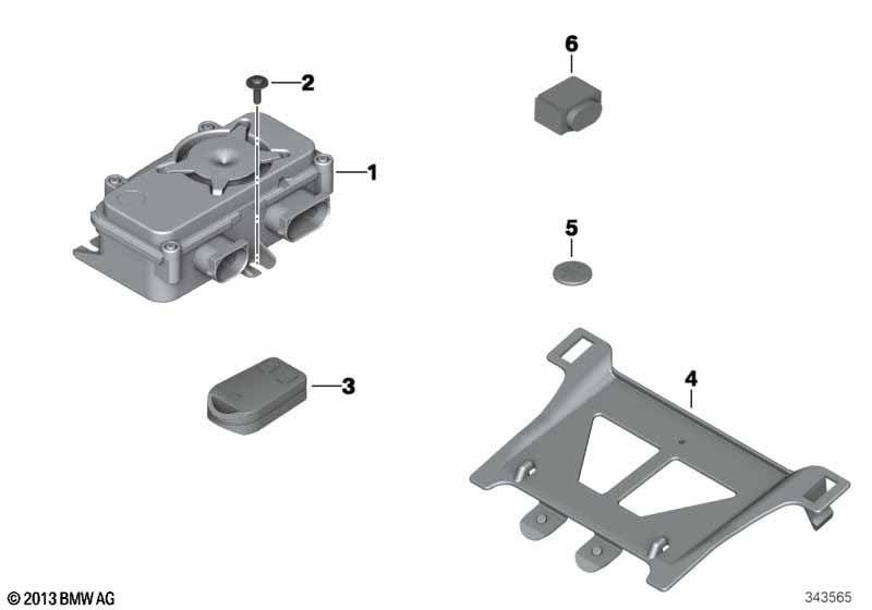 BMW Halter für Diebstahlwarnanalge